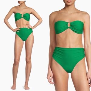 KOBI HALPERIN BANDEAU TOP S AND BIKINI BOTTOM XS